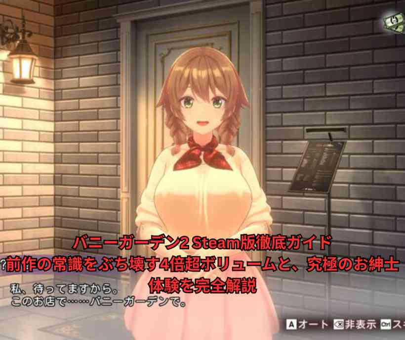 バニーガーデン2 Steam版徹底ガイド｜前作の常識をぶち壊す4倍超ボリュームと、究極のお紳士体験を完全解説